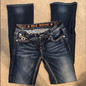 rock revival denim bootcut jean
